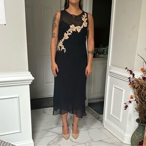 VINTAGE MAX MARA 2-piece silk dress